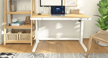 Biurko z elektryczną regulacją wysokości Spacetronik SPE-B128WT Astrid OUTLET