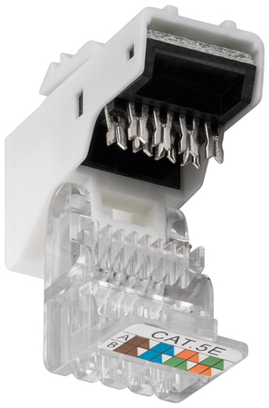 Keystone-Stecker RJ45 CAT 5e UTP gecrimpt