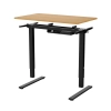Biurko z podnoszonym blatem  OUTLET 100x60 Spacetronik Spacetronik Moris + organizer do kabli (SPE-O124BO)