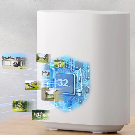 Zestaw 4 kamer solarnych + stacja 32GB Aosu P1 SE SL-C8E-4H