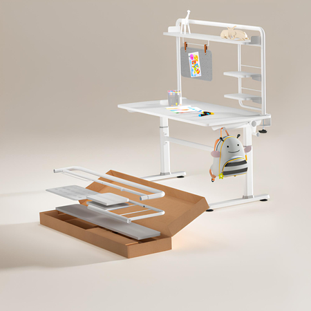 ECO Półka nad biurko bez wiercenia Spacetronik SPB-118WW_120