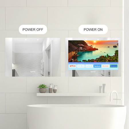 Telewizor lustro naścienne łazienkowe 24" Smart TV