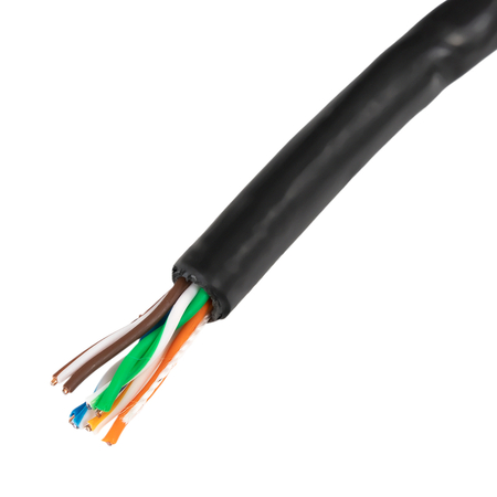 Twisted Pair CAT5e U/UTP AWG24 CU POE PVC+PE Fca 305m - zdjęcie 2