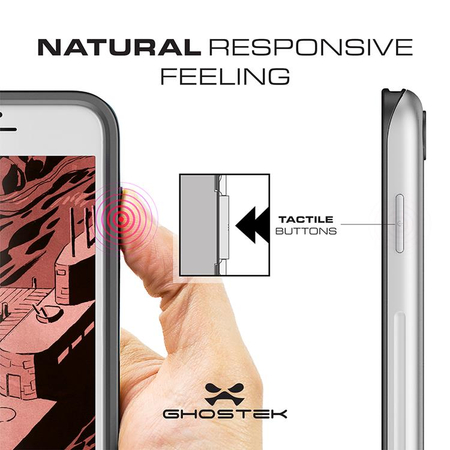 Etui Atomic Slim Apple iPhone 7 8 Plus srebrny