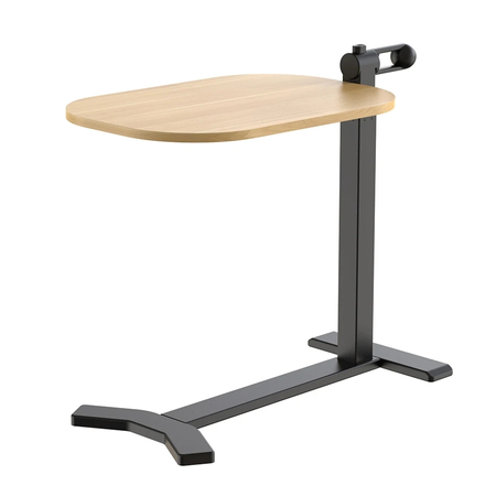 Stolik z manualną regulacją Buddy 06 czarny drewno Outlet A+