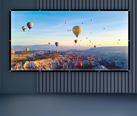 Przenośny Ekran Projekcyjny Pixthink 120" cali Idealny do Kina Domowego i Prezentacji Biznesowych