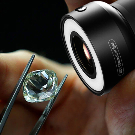 Obiektyw makro jubilerski 120x LED Apexel  MS120