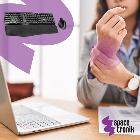 Ergonomische Profiltastatur EZZY 01K - zdjęcie 2