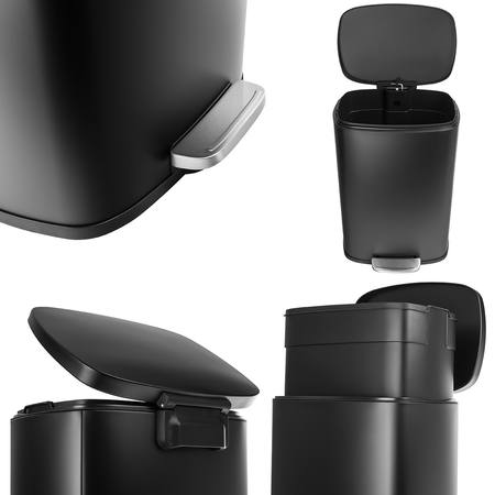 Funky Trash Can Ink Black Spacetronik Pojedynczy
