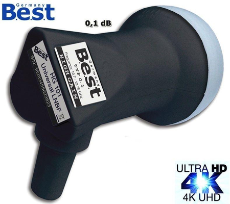 LNB Einfach BEST HG 101 Ultra Schwarz 01dB - zdjęcie 2
