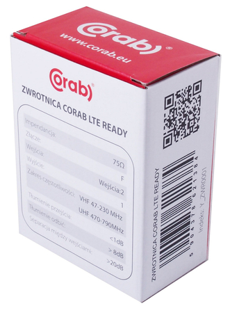 Zwrotnica Corab ZWR0001 LTE UHF+VHF