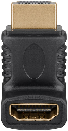 Adapter gniazdo - wtyk HDMI 2.1 8K PIONOWY 90st.