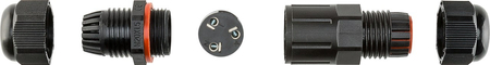 Elektrischer Kabelstecker 3-adrig IP68 Goobay 75cm - zdjęcie 2