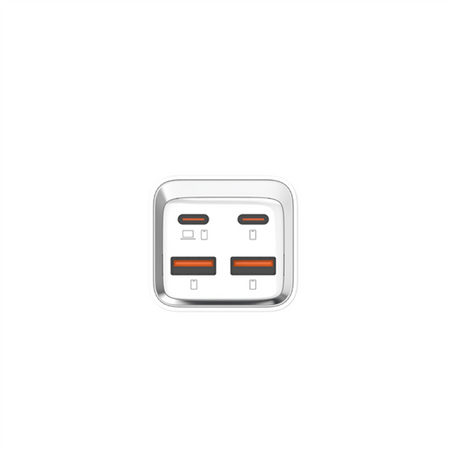 Ladegerät SR102 65W, 2x PD4+ USB-C, 2x QC3.0 USB-A