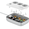 Inteligentna listwa zasilająca Spacetronik SL-PS27 z 3 AC 4 USB