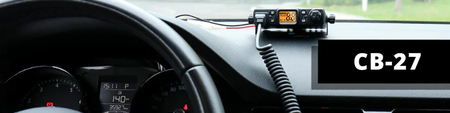 MINI Małe CB Radio 80 kanałów AM/FM Spacetronik CB-27 dla kierowców busa TIRa autobusu