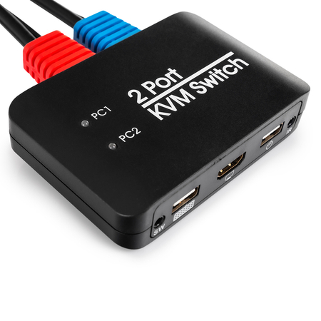 USB + HDMI 2/1 Spacetronik KVM-Umschalter SPH-KVM21 - zdjęcie 2