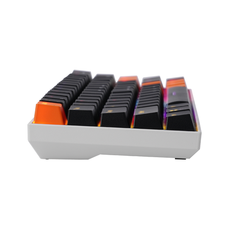 Klawiatura mechaniczna Delux KM36 RGB czar.-pomar.