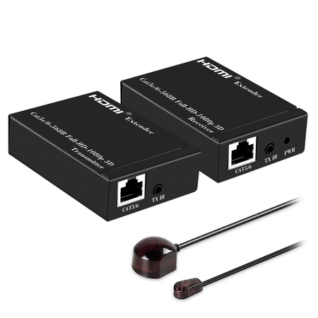 Spacetronik SPH-HLC6IR2 HDMI zu LAN Konverter - zdjęcie 2