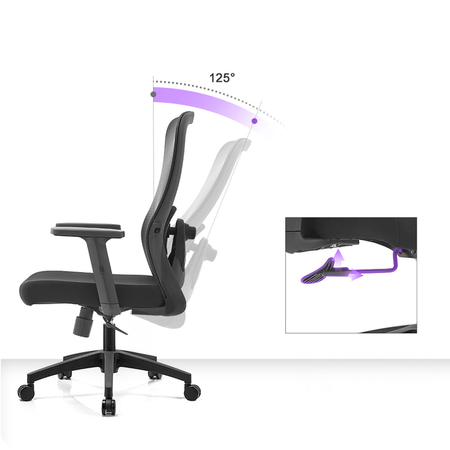 Regulowany, ergonomiczny fotel do biura Spacetronik SPC-ABEL-20 OUTLET