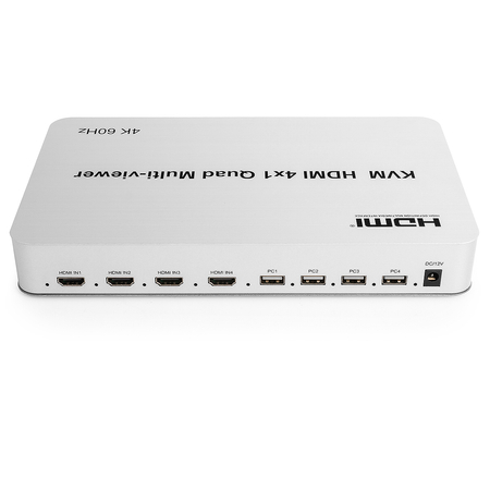 Multi-Viewer HDMI 4/1 PIP Spacetronik SPH-MV41PIP-Q3 4K 60Hz KVM - zdjęcie 2
