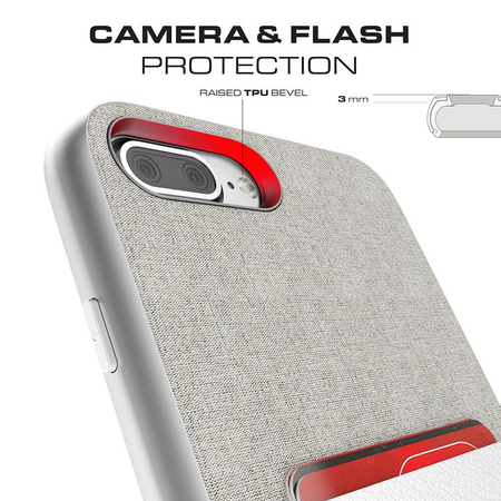 Etui Exec 2 Apple iPhone 7 Plus 8 Plus silber