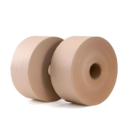 Eko taśma zbrojona z pulpy drzewnej aktywowana wodą 70 mm / 182 m Bublaki BT-W703R (10 szt.)