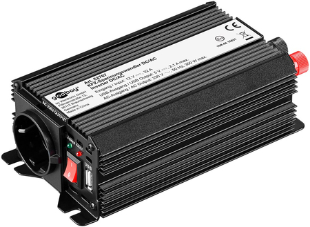 Przetwornica napięcia samochodowa 12/240 V max. 300W Goobay