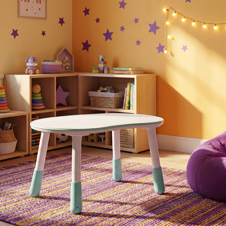 Zestaw mebli dziecięcych Spacetronik – stolik SPEX201 i sofa SPC-XD-24 niebieski