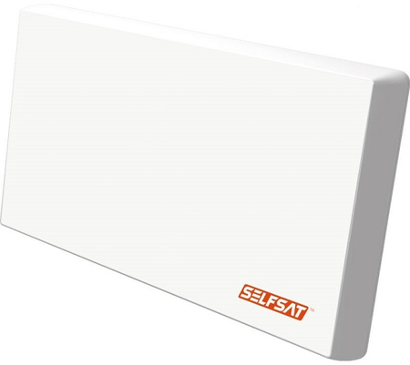 Antena płaska Selfsat - H22D Single LNB