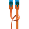 LAN Patchcord CAT 6A UTP FLAT orange 2m