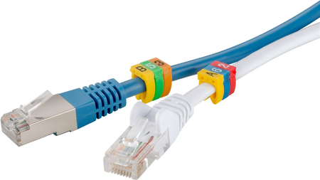 Oznacznik marker "A-C" LITERY na kabel 1,5-2,5mm 3x30 szt Goobay - zdjęcie 2