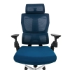 Krzesło biurowe ergonomiczne Spacetronik BARD niebieskie OUTLET