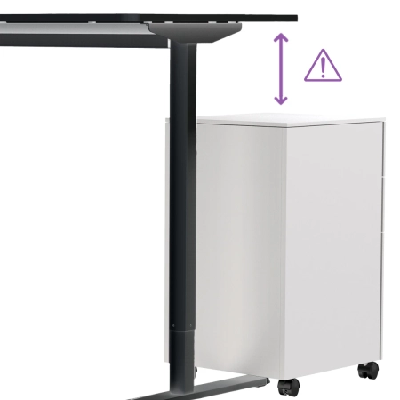 Regulowane biurko z elektryczną zmianą wysokości OUTLET Spacetronik Moris SPE-O121, 120x60, Czarny stelaż, Jasne drewno blat