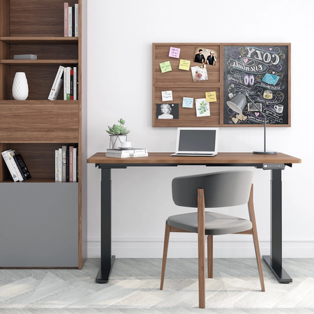 Stelaż do biurka regulowany elektrycznie Spacetronik SPE-214AW USB