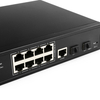 Verwalteter L2 SWITCH GS2008S2 8x1 Gbps + 2x SFP