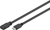 Kabel przedłużacz USB-C 3.1 5 Czarny 1m Goobay