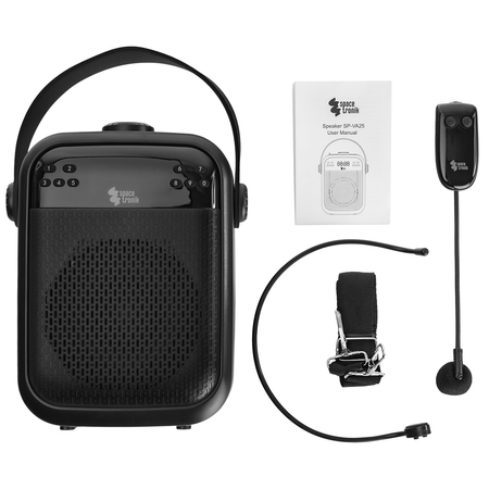 Bezprzewodowy Wzmacniacz Głosu 25W 2in1 SP-VA25B Outlet B