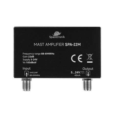 vHF/UHF 5-24V SPA-22M LTE 5G-Mastverstärker - zdjęcie 2