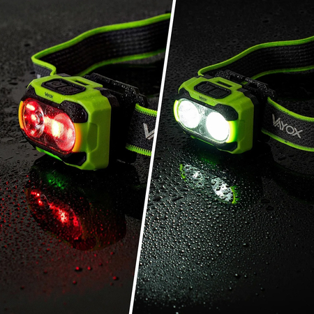 Latarka czołowa 600lm TwinBeam USB-C VAYOX VA0361