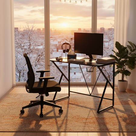 Biurko Loftowe 100cm Spacetronik Funky Furniture