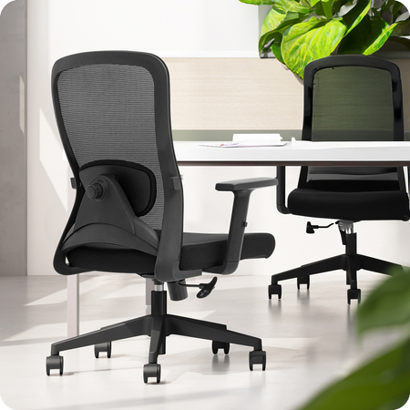 Büro-Drehstuhl ABEL 20 Schwarz - zdjęcie 2
