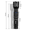 Taktische Taschenlampe Aluminium 20W 800lm VAYOX VA0180