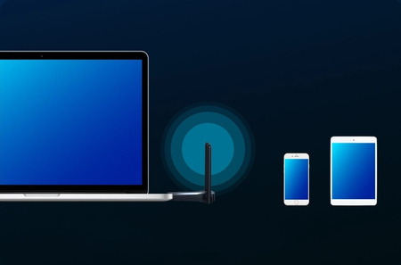 Adapter Wi-Fi AC1300 USB 3.0 do komputera 1267mb/s mini karta sieciowa odbiornik WiFi 5 LB-Link BL-WDN1300H