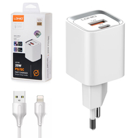 USB 20W PD QC3.0 Ladegerät USB-A Lightning Kabel