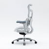Szary fotel biurowy do ergonomicznego biura - REGULACJA 4D - Spacetronik SPRINGLE 22