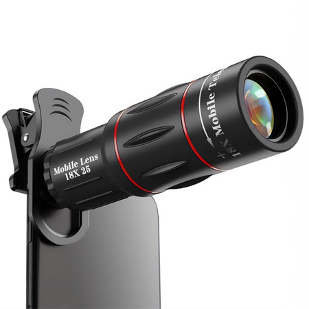 Objektfernrohr Monokular für Handy 18x Zoom