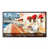 Telewizor Zewnętrzny 65" Sylvox 4K | 2000 nitów, IP55