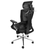 OUTLET Krzesło biurowe ergonomiczne Spacetronik BARD czarne