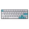 Delux KM36 RGB weiß und blau verkabelte mechanische Tastatur